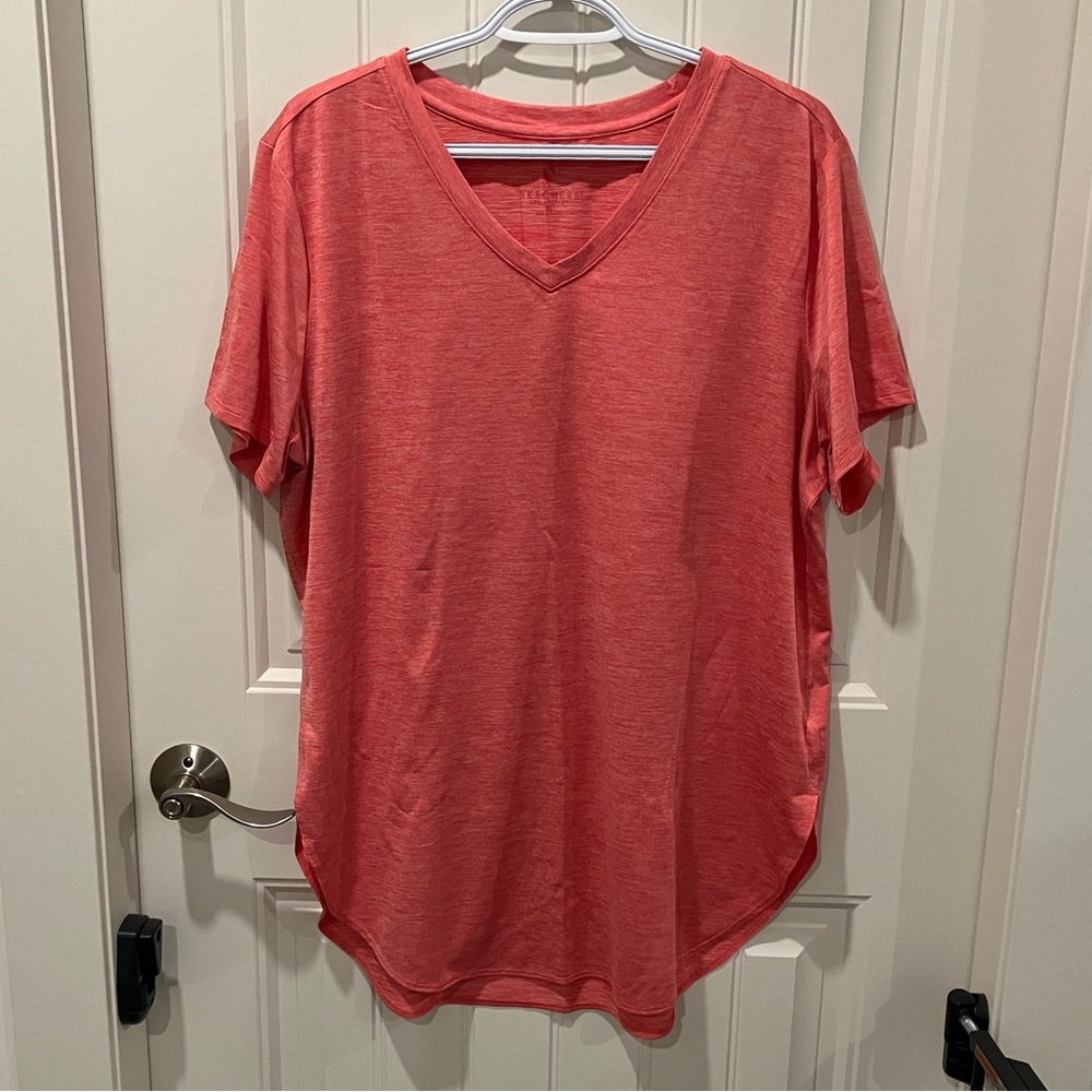 SKECHERS Tee Tunic Long CORAL Sz XL